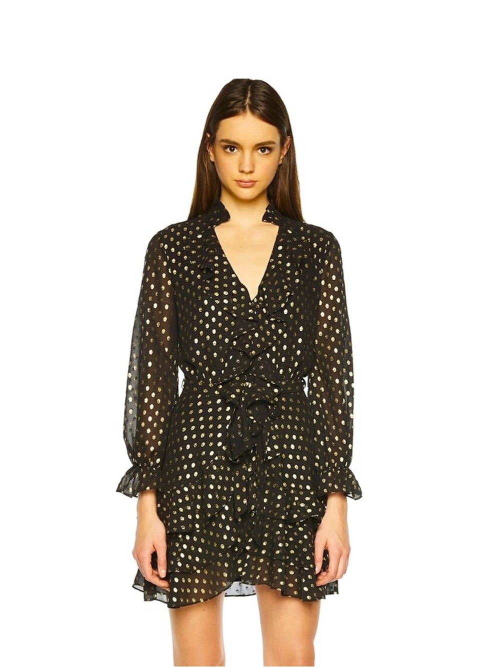 Bardot Spot Shirt Dress